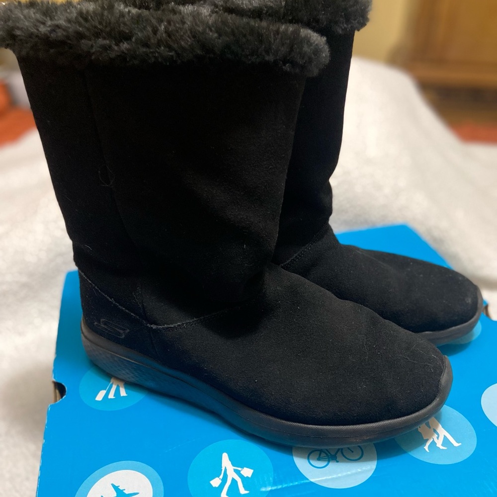 ON-THE-GO STELLAR-SWEET BOOTS | BLACK | GOOD CONDITION | SIZE:11 | WIDE FIT 🔥🔥